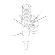 DURAFORCE Set of 6 Fuel Injector 127-8216 1278216 for CAT E322B HEUI 3114 3116 Engine