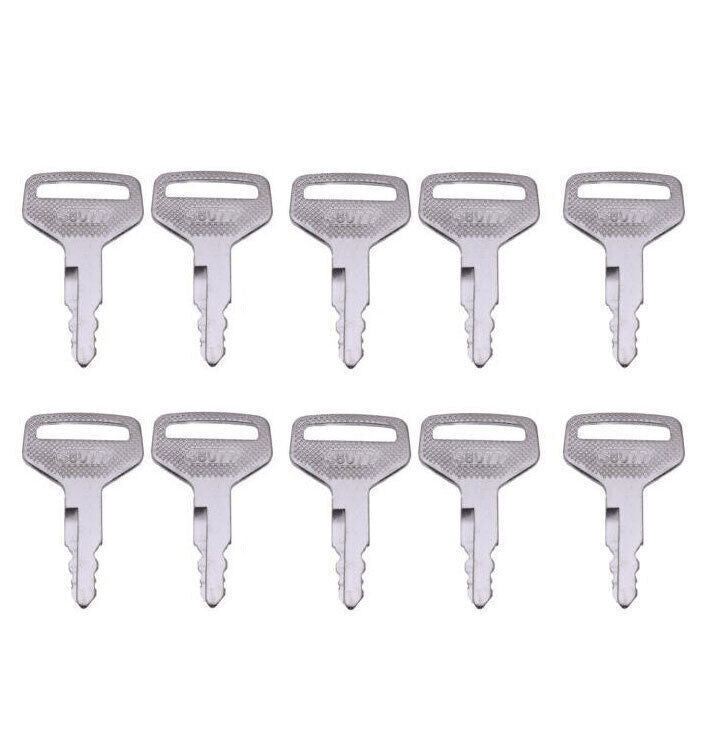 DURAFORCE (10) Ignition Key For Kubota L & M Series RTV1100 Tractors S8077 36919-75190