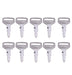 DURAFORCE (10) Ignition Key For Kubota L & M Series RTV1100 Tractors S8077 36919-75190