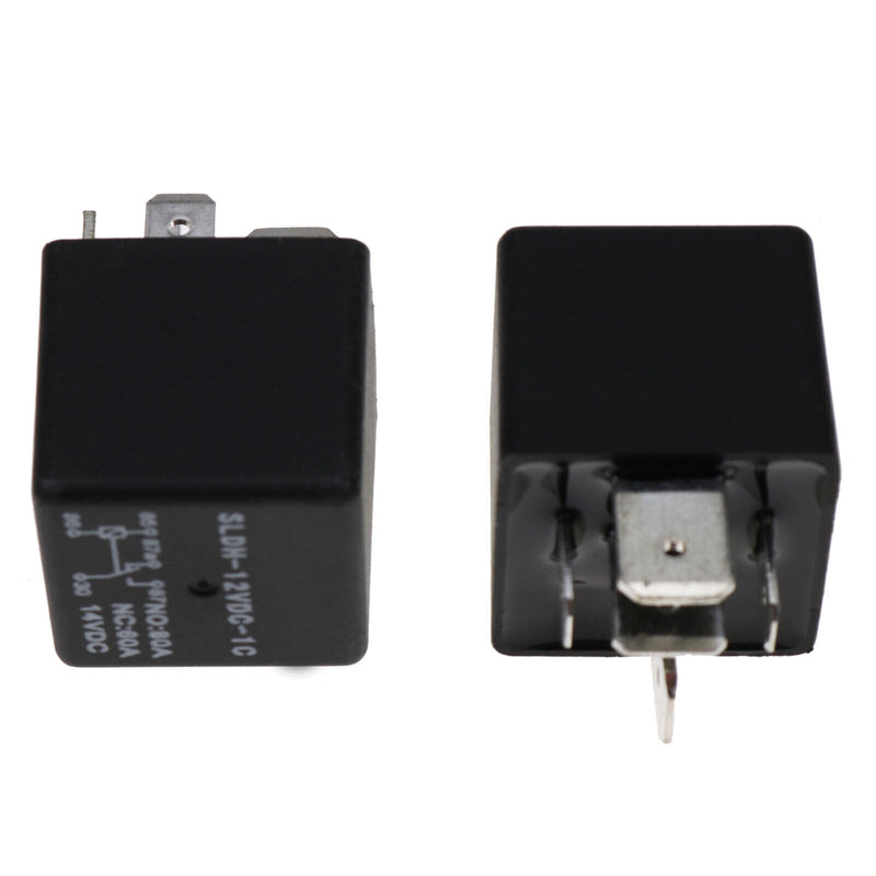 DURAFORCE 4PCS/Set SLDH-12VDC-1C High Power Relay Winch Relay 80A NC 5pin SPDT
