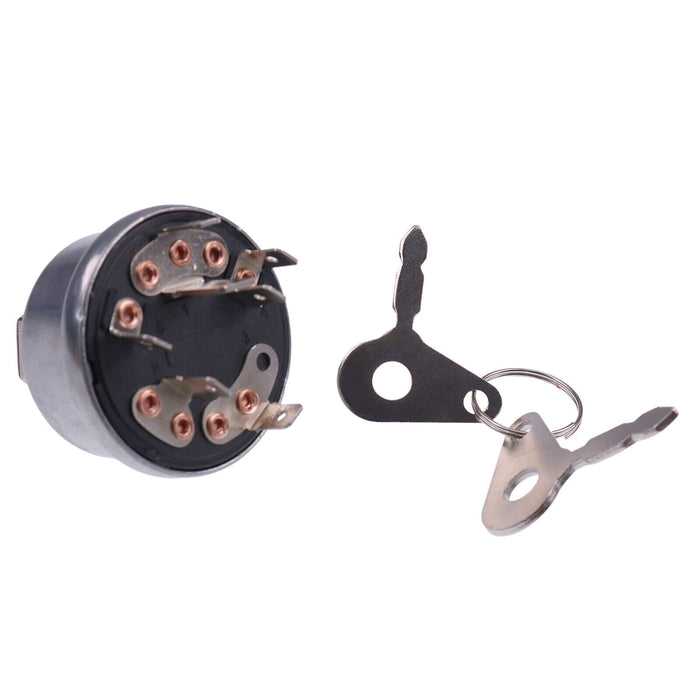 DURAFORCE Ignition Key Switch Fits Ford 2000 3000 3600 3610 4140 7610 E7NN11N501AB