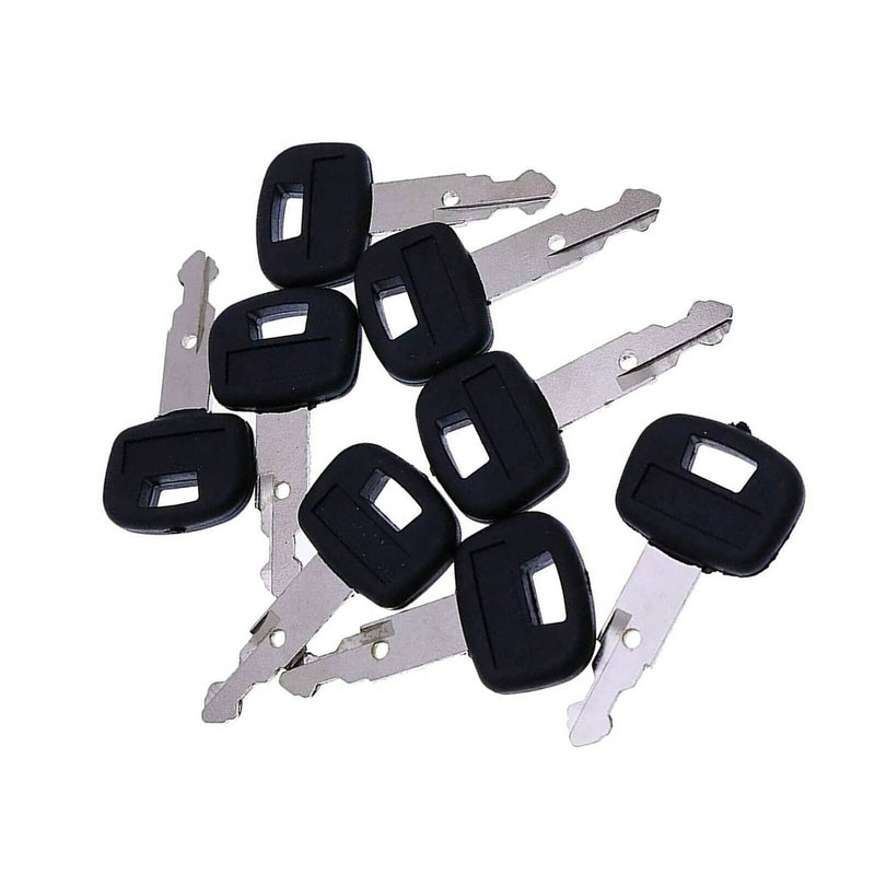 DURAFORCE 8 Ignition Keys 459A RC411-53933 RC461-53930 for Kubota SVL75 SVL75-2 SVL90-2 +