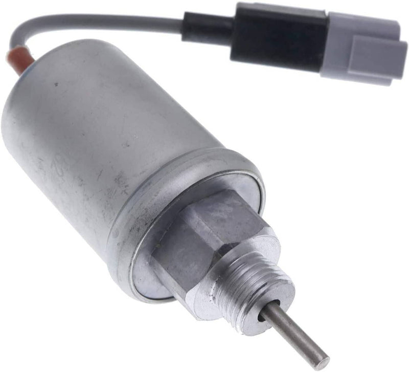 DURAFORCE Fuel Stop Shutoff Solenoid Valve for Caterpillar Cat 3024C 3013C 3034 C2.2 3024