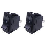 DURAFORCE 2X New Rocker Light Switch 123538A1 for Case 570LXT 570MXT 580L 580SL 590L 590SL