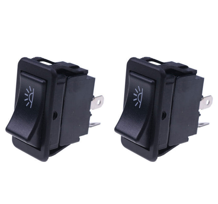 DURAFORCE 2X New Rocker Light Switch 123538A1 for Case 570LXT 570MXT 580L 580SL 590L 590SL