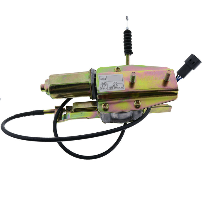 DURAFORCE 24V Engine Stop Actuator 1819002270 for Hitachi EG40R EX200-2 EX200-3 EX200-3C