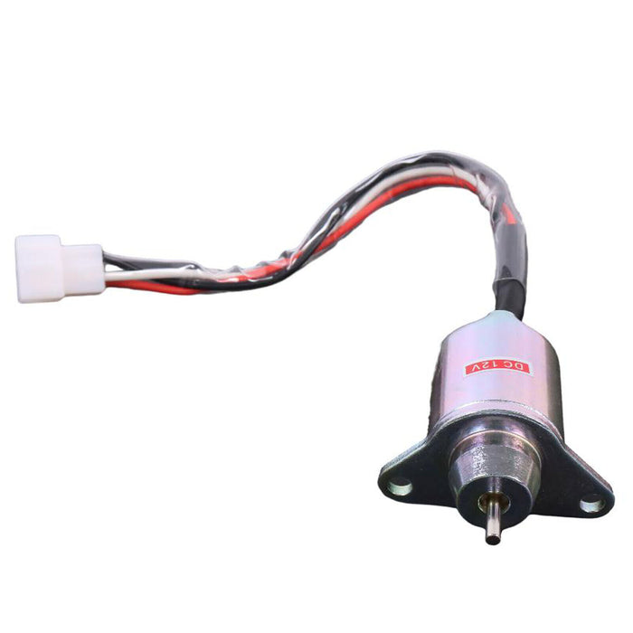 DURAFORCE 12V Fuel Stop Solenoid 119285-66500 for Takeuchi TB014 Yanmar 3D72N Engine