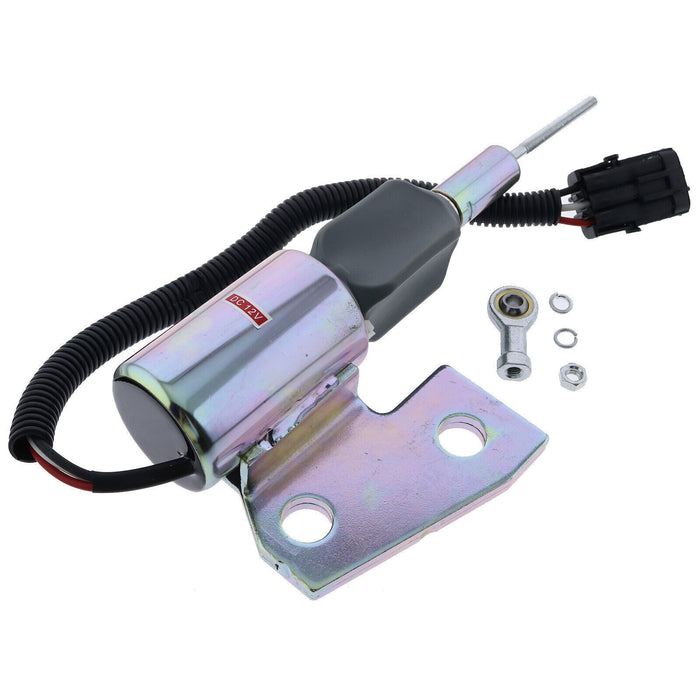 DURAFORCE 12V Fuel Shut Off Solenoid 3991167 SA-4941-12 for Cummins 4BT Hyundai R130 R170,