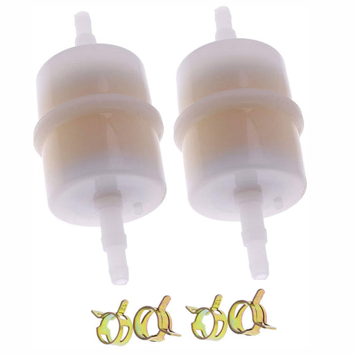 DURAFORCE 2PCS 1/4" ID Fuel Filter 49019-0031 for Kawasaki FX850V FX921V FS600V FS651V