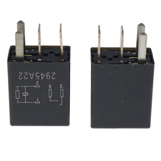 DURAFORCE 2X 4-PIN 8T2T-14B192-AA Relay Black Multi-Purpose Relay for Fusion F150 F-250