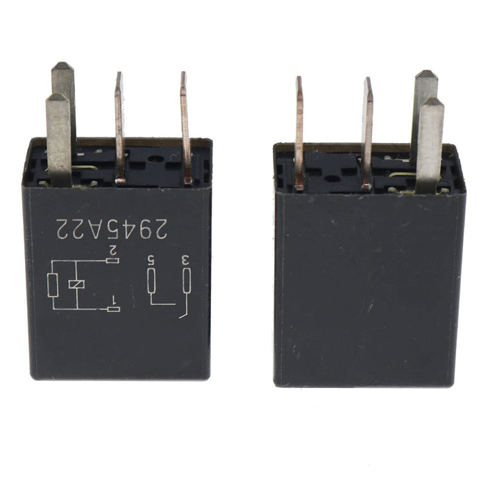 DURAFORCE 2X 4-PIN 8T2T-14B192-AA Relay Black Multi-Purpose Relay for Fusion F150 F-250