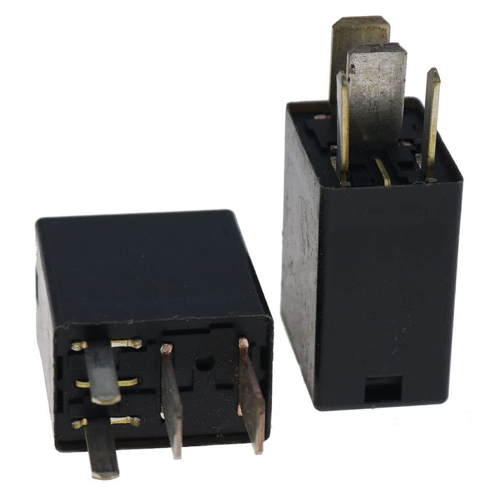 DURAFORCE 2X 4-PIN 8T2T-14B192-AA Relay Black Multi-Purpose Relay for Fusion F150 F-250