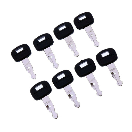 DURAFORCE (8) Ignition Key RC411-53933 for Kubota KX033-4 KX040-4 KX41-3 U15 U17 U25S L39