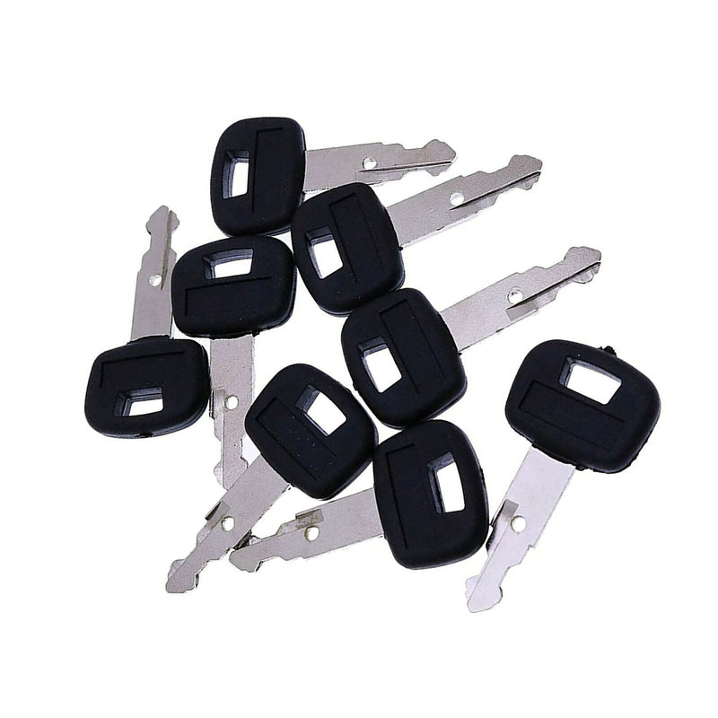 DURAFORCE (8) Ignition Key RC411-53933 for Kubota KX033-4 KX040-4 KX41-3 U15 U17 U25S L39