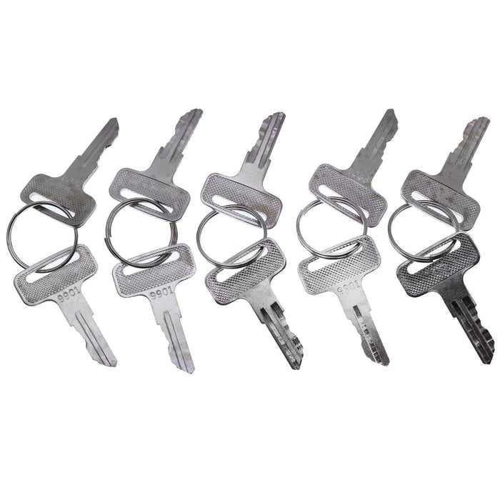 DURAFORCE 10X Ignition Keys 9901 2860030 for JLG 2033E3 2632E2 3246E2 2032E2 2646ES 2646E2