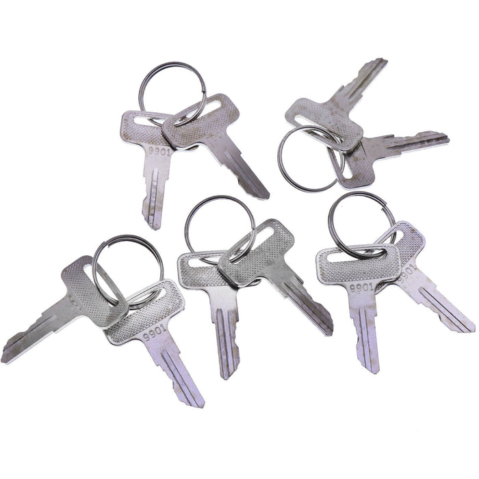 DURAFORCE 10X Ignition Keys 9901 2860030 for JLG 2033E3 2632E2 3246E2 2032E2 2646ES 2646E2