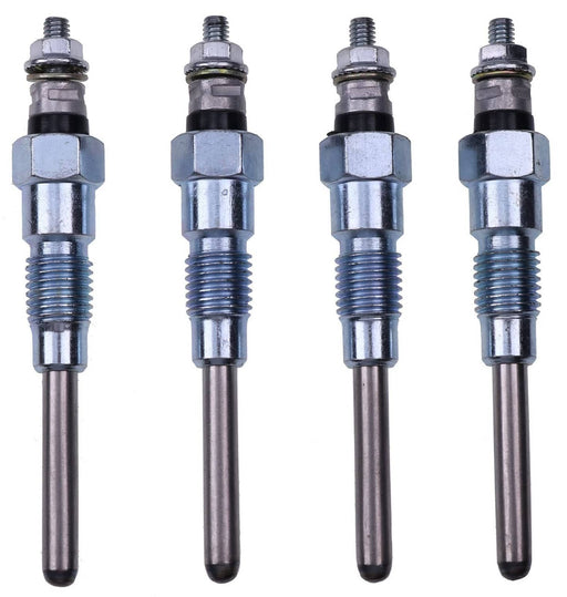 DURAFORCE Glow Plug Heater for Kubota 16415-65512, V3300, V3600, V3800, 80MM Set of (4).