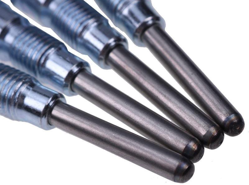 DURAFORCE Glow Plug Heater for Kubota 16415-65512, V3300, V3600, V3800, 80MM Set of (4).