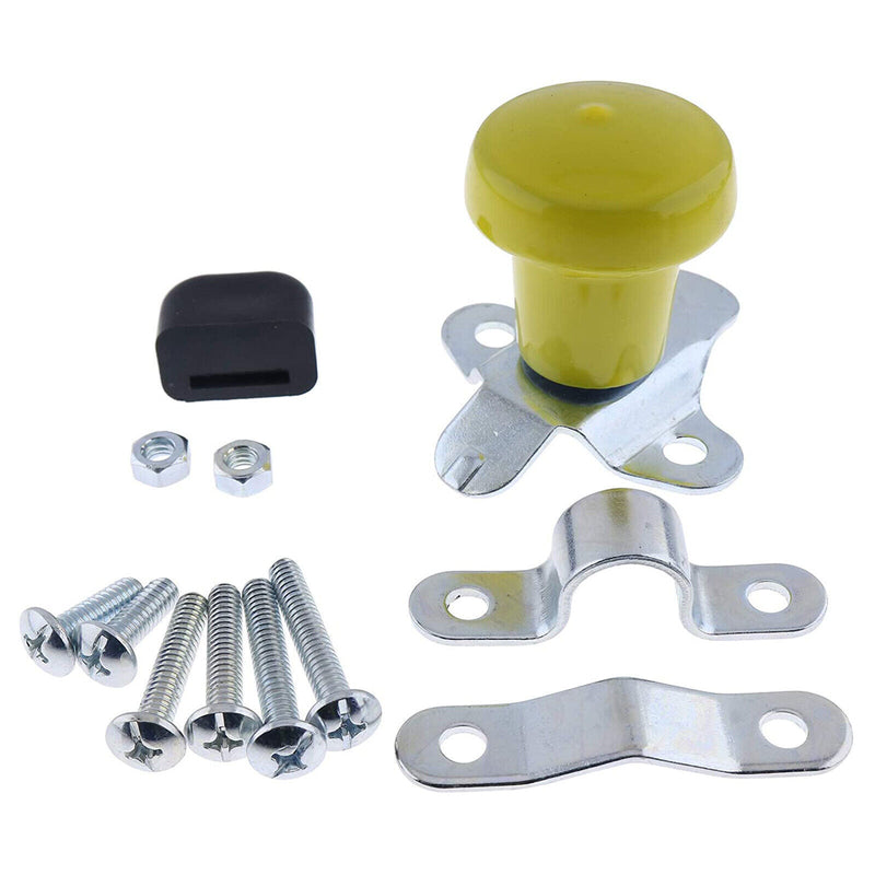 DURAFORCE For Cub Cadet & Moline Tractor Yellow Vinyl Steering Wheel Spinner Knob WSV123Y