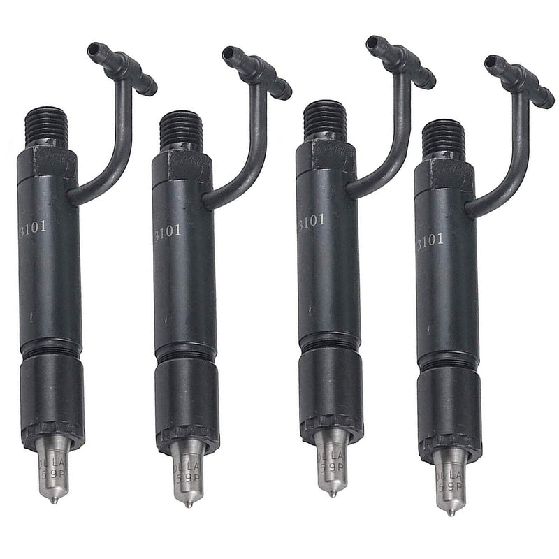 DURAFORCE 4 PCS Fuel Injector 729004-53101 for Yanmar 3 Cylinder Engine 3TNV84 3TNV88