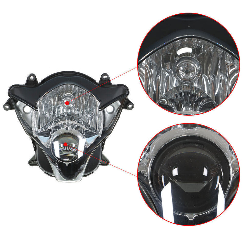 DURAFORCE Headlamp Headlight Assembly Fit For Suzuki 2006 2007 GSX-R GSXR600 GSXR750 K6 US