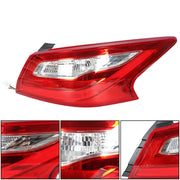 DURAFORCE Right Side Outer Tail Light For 2016-2018 Nissan Altima Rear Brake Lamp