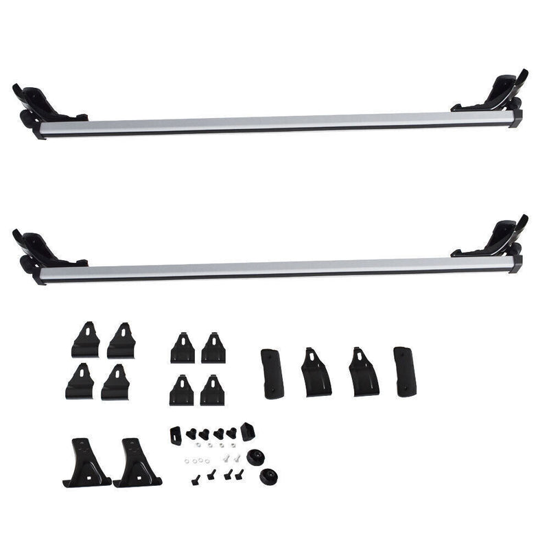 DURAFORCE 48" Car Universal Top Roof Rack Cross Bar Luggage Cargo Rails Aluminum