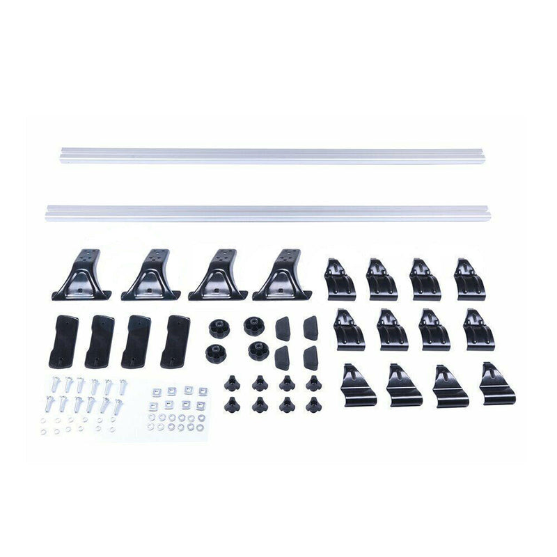 DURAFORCE 48" Car Universal Top Roof Rack Cross Bar Luggage Cargo Rails Aluminum