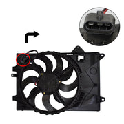 DURAFORCE Radiator Cooling Fan GM3115244 For 2012 -2015 Chevrolet Sonic 1.8L