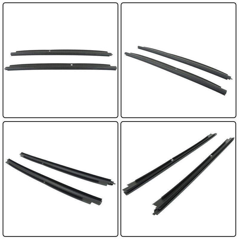DURAFORCE Pair Window Sweep Seals Front Outer Side For 99-06 Silverado/Sierra 1500