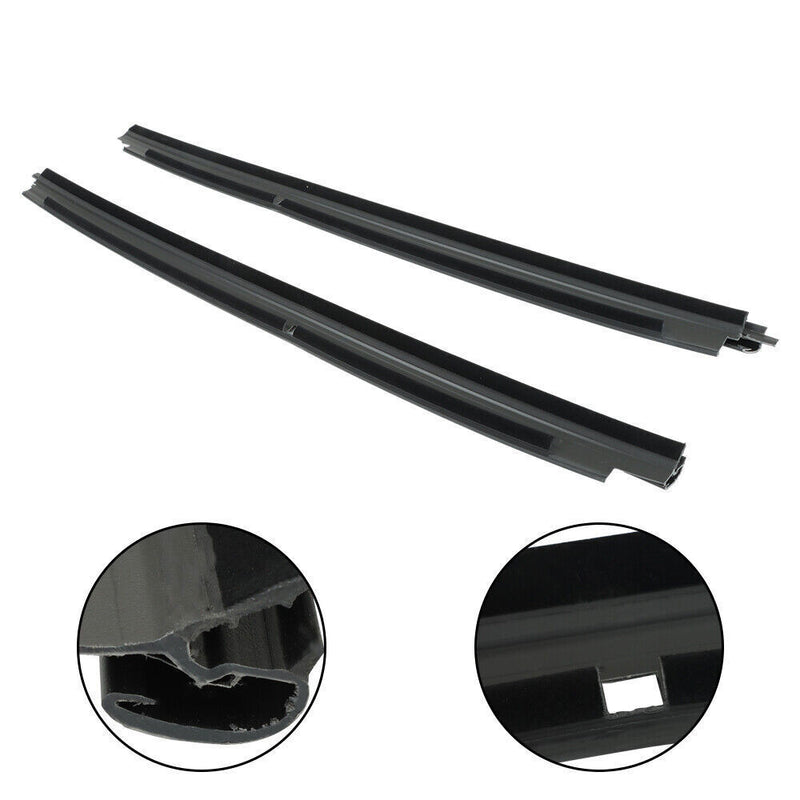 DURAFORCE Pair Window Sweep Seals Front Outer Side For 99-06 Silverado/Sierra 1500