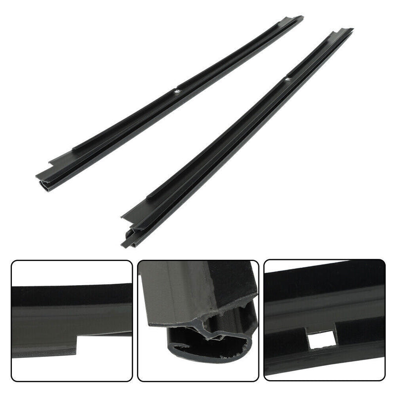 DURAFORCE Pair Window Sweep Seals Front Outer Side For 99-06 Silverado/Sierra 1500