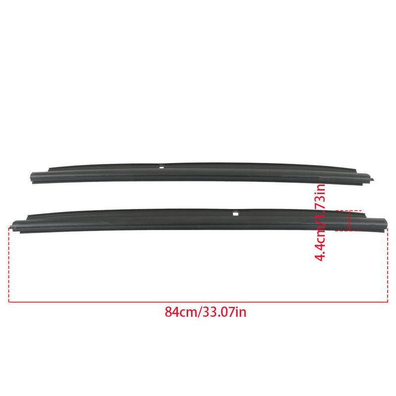 DURAFORCE Pair Window Sweep Seals Front Outer Side For 99-06 Silverado/Sierra 1500