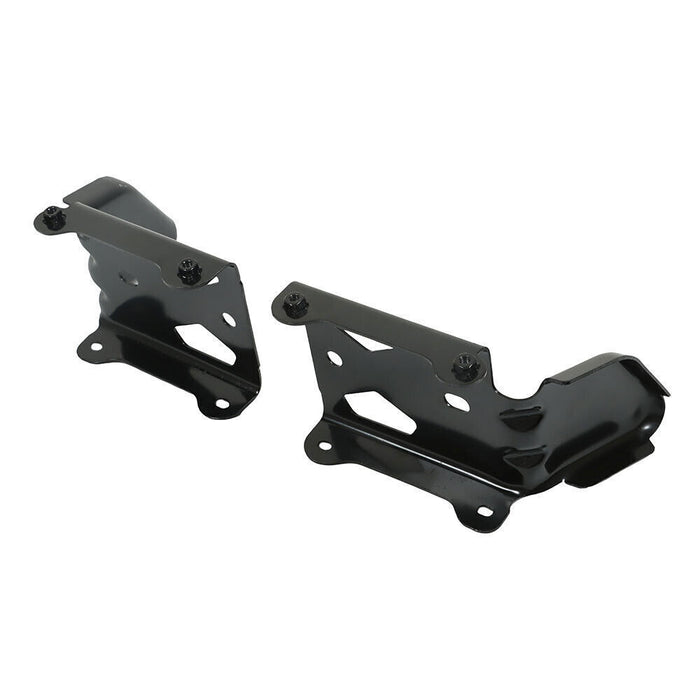 DURAFORCE 1Pair Bumper Bracket For 2015-2021 Dodge Challenger Front Black