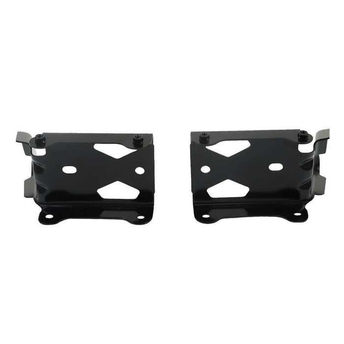 DURAFORCE 1Pair Bumper Bracket For 2015-2021 Dodge Challenger Front Black