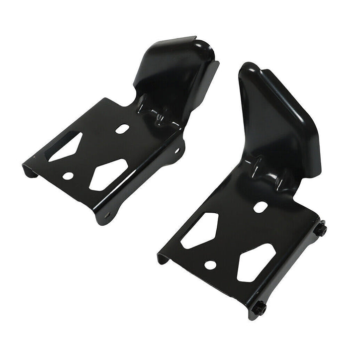 DURAFORCE 1Pair Bumper Bracket For 2015-2021 Dodge Challenger Front Black