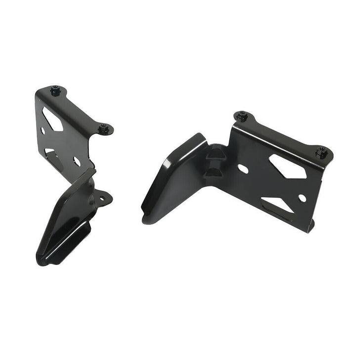 DURAFORCE 1Pair Bumper Bracket For 2015-2021 Dodge Challenger Front Black