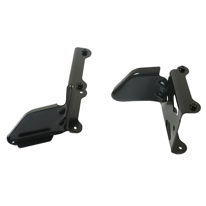 DURAFORCE 1Pair Bumper Bracket For 2015-2021 Dodge Challenger Front Black