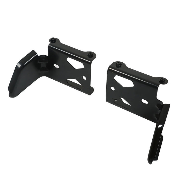 DURAFORCE 1Pair Bumper Bracket For 2015-2021 Dodge Challenger Front Black