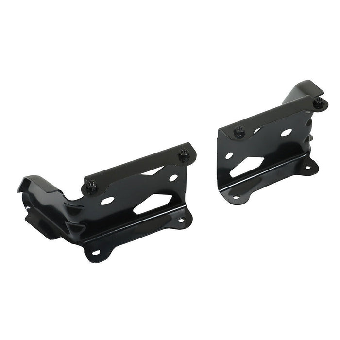 DURAFORCE 1Pair Bumper Bracket For 2015-2021 Dodge Challenger Front Black