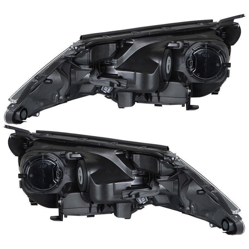 DURAFORCE Left+Right Headlights For 2013-2015 Toyota RAV4 Halogen Factory Black
