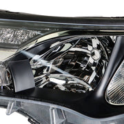 DURAFORCE Left+Right Headlights For 2013-2015 Toyota RAV4 Halogen Factory Black