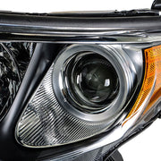 DURAFORCE Left+Right Headlights For 2013-2015 Toyota RAV4 Halogen Factory Black