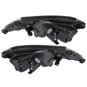 DURAFORCE Left+Right Headlights For 2013-2015 Toyota RAV4 Halogen Factory Black