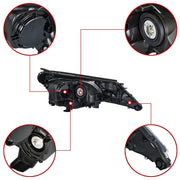 DURAFORCE Left&Right Headlight For 2013-2015 Toyota RAV4 Halogen Headlamp Assembly