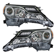 DURAFORCE Left&Right Headlight For 2013-2015 Toyota RAV4 Halogen Headlamp Assembly