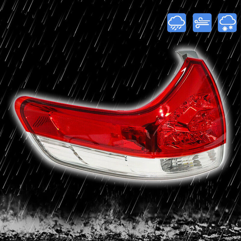 DURAFORCE Rear Driver Side Outer Tail Light For 2011-2014 Toyota Sienna Brake Lamp