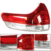 DURAFORCE Rear Driver Side Outer Tail Light For 2011-2014 Toyota Sienna Brake Lamp