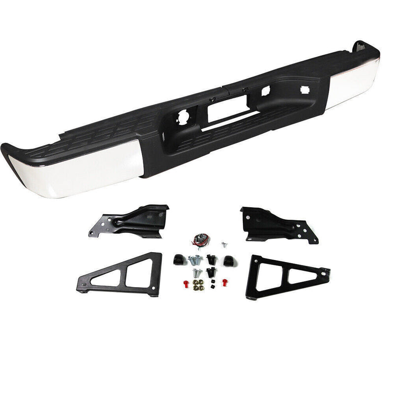 DURAFORCE Complete Rear Bumper For 2007-2013 Chevy Silverado GMC Sierra 1500 Truck