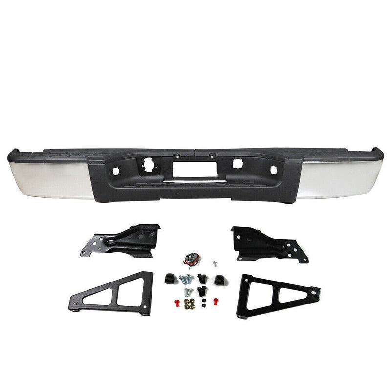 DURAFORCE Complete Rear Bumper For 2007-2013 Chevy Silverado GMC Sierra 1500 Truck